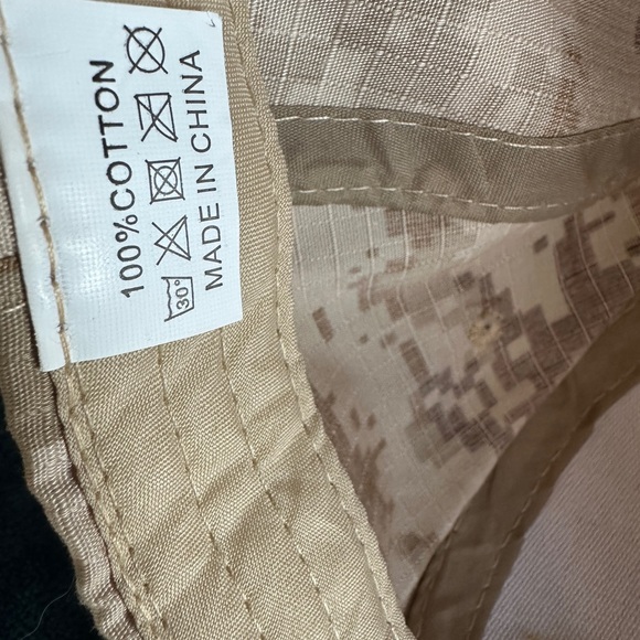 NWT 💯 Cotton Adjustable Camouflage Marine Cap - Picture 5 of 6